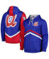 Men's Royal Atlanta Braves Undeniable Full-Zip Hoodie Windbreaker Jacket XL - фото #1