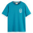 ფოტო #3 პროდუქტის SCOTCH & SODA Left Chest Artwork T-Shirt short sleeve T-shirt