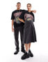 ASOS DESIGN unisex oversized graphic license tee in black with Guns N Roses Tour prints