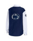Women's Navy Penn State Nittany Lions Button-Up Shirt Jacket