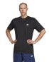 Фото #2 товара adidas Training Essential melange t-shirt in black