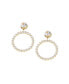 ფოტო #1 პროდუქტის Women's Circular Drop Earrings