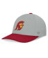 Фото #1 товара Men's Gray/Cardinal USC Trojans Mick Flex Hat