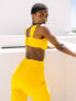 Фото #3 товара Labelrail x Eva Apio twist front jumpsuit in mustard yellow