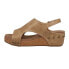 Фото #3 товара Corkys Volta Ii Studded Wedge Womens Brown Casual Sandals 41-0334-TPSM