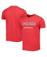 ფოტო #4 პროდუქტის Men's and Women's Red Chicago Bulls Turbo Tri-Blend T-shirt