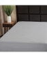 Фото #1 товара Soft as Silk Fitted Sheet with Durable Elastic Skirt for Snug Fit - 100% Cotton Sateen - 300 Thread Count - 48 Inch - Gray