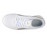Фото #7 товара Puma Carina 2.0 Metallic Shine Lace Up Womens White Sneakers Casual Shoes 39509