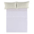 Pillowcase Alexandra House Living Cream 45 x 95 cm (2 Units)