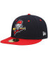 Фото #1 товара Men's Navy Portland Sea Dogs Authentic Collection Team Alternate 59FIFTY Fitted Hat