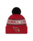 Фото #1 товара Men's Cardinal Arizona Cardinals Repeat Cuffed Knit Hat with Pom