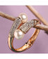 ფოტო #3 პროდუქტის Women's Gold Overlay Embellished Bracelet