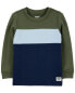 Фото #1 товара Toddler Colorblock Long-Sleeve Tee - Navy 3T