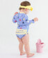 ფოტო #4 პროდუქტის Baby Girls Baby Long Sleeve One Piece Rash Guard