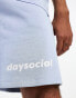 Фото #3 товара ASOS Daysocial co-ord relaxed short with logo print in purple