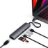 Фото #8 товара Satechi Aluminum USB-C Slim Multi-Port 7 in 1 Adapter"Space Grau USB-C 7 in 1