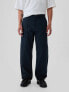 Фото #4 товара Double-Knee Canvas Utility Baggy Jeans