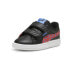 Фото #3 товара Puma Smash 3.0 Low Masked Hero Slip On Toddler Boys Black Sneakers Casual Shoes