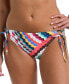 Фото #1 товара Women's Slice Adjustable Loop Hipster Bikini Bottoms
