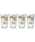 Фото #1 товара Butterfly Meadow Collection Acrylic Highball Glasses, Set of 4