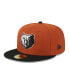 Фото #4 товара Men's Rust/Black Memphis Grizzlies Two-Tone 59Fifty Fitted Hat