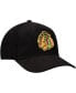 Фото #2 товара Men's Black Chicago Blackhawks Corduroy Chain Stitch Adjustable Hat