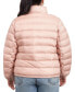 Women's Plus Size Reversible Shine Down Puffer Coat, Created for Macy's