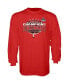 Фото #3 товара Men's Red Cincinnati Bearcats 2021 AAC Football Conference Champions Locker Room Long Sleeve T-shirt