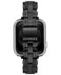 Фото #4 товара Ремешок для часов kate spade new york черный из нержавеющей стали для Apple Watch, 38,40,41,42,44,45,49 мм