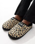 Puma Scuff Slippers in leopard