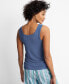 Фото #4 товара Пижама женская State of Day Рубашка для сна из модала с завязками XS-3X, созданная для Macy's