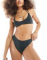 Weekday Shore bikini bottom in super dark green