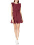Фото #1 товара Платье с принтом узора Jacquard от BB Dakota 292429, цвет Бордовый, размер XS