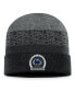 Men's Heather Black Penn State Nittany Lions Frostbite Cuffed Knit Hat