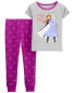 Фото #1 товара Toddler 2-Piece Frozen 100% Snug Fit Cotton Pajamas 3T