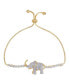 Фото #1 товара Браслет Macy's Diamond Accent Elephant Adjustable.