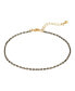 Фото #1 товара Браслет 2028 Gold Black-Tone Chain Anklet