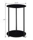 Фото #6 товара 15.75" Glass Designs2Go 2 Tier Round End Table