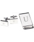 ფოტო #5 პროდუქტის Silver Plated Cufflinks and Money Clip Set