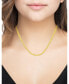 ფოტო #3 პროდუქტის 18K Gold Plated or Silver Plated Wheat Chain Necklace