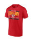 Men's Red Kansas City Chiefs 2023 AFC Champions Hometown Not Done T-shirt