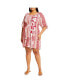 ფოტო #1 პროდუქტის Plus Size Cosmo Mini Dress