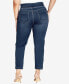 Фото #2 товара Plus Size Butter Denim Pull On Tall Length Jeans