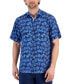 ფოტო #1 პროდუქტის Men's Paradise Palms IslandZone® Moisture-Wicking Printed Button-Down Shirt