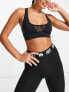 Фото #1 товара Топ HIIT Black Mesh Cutouts