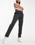 Фото #2 товара Vero Moda straight leg trouser in dark grey