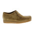 Фото #2 товара Clarks Wallabee 26168852 Mens Brown Suede Oxfords & Lace Ups Casual Shoes