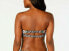 Фото #2 товара Bar Iii 263630 Women's Printed Underwire Midkini Top Swimwear Size Medium