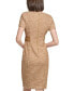 Women's Tweed Belted Sheath Dress