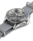 Unisex Swiss Scuba Gray Nato Strap Watch 37mm